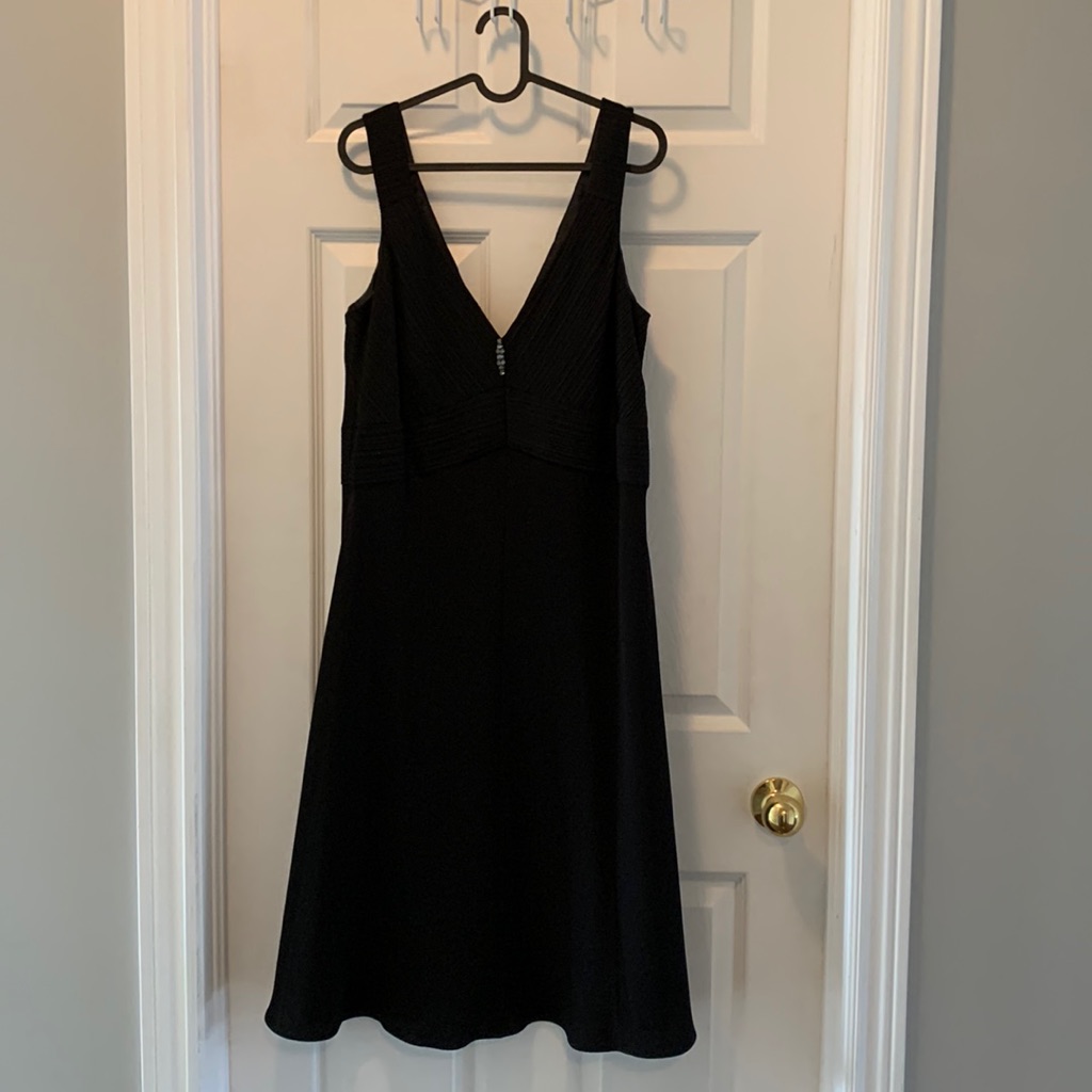 Evan-Picone Dress Black Evening Dress